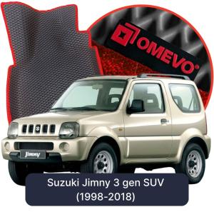 OMEVO 5D Pro EVA Mats for Suzuki Jimny 3 gen SUV (1998-2018)