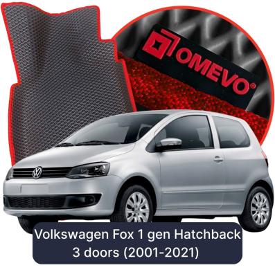 OMEVO EVA car mats for Volkswagen Fox 1 gen Hatchback 3 doors (2001-2021)