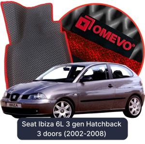 OMEVO 5D Pro EVA Mats for Seat Ibiza 6L 3 gen Hatchback 3 doors (2002-2008)