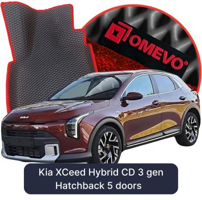 OMEVO EVA car mats for Kia XCeed Hybrid CD 3 gen Hatchback 5 doors (2019-2026)