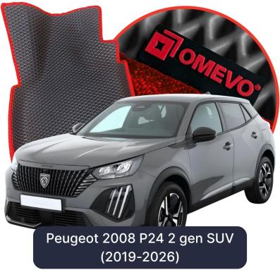 OMEVO EVA car mats for Peugeot 2008 P24 2 gen SUV (2019-2026)