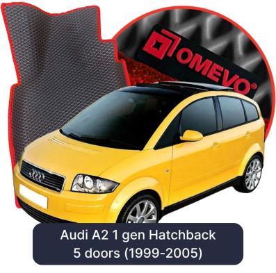 OMEVO EVA car mats for Audi A2 1 gen Hatchback 5 doors (1999-2005)