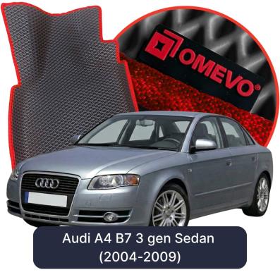 OMEVO EVA car mats for Audi A4 B7 3 gen Sedan (2004-2009)