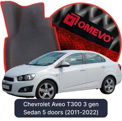 OMEVO EVA car mats for Chevrolet Aveo T300 3 gen Sedan 5 doors (2011-2022)