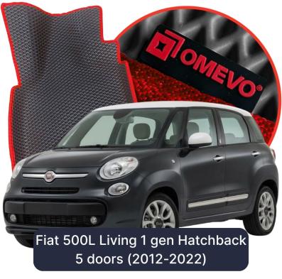 OMEVO EVA car mats for Fiat 500L Living 1 gen Hatchback 5 doors (2012-2022)