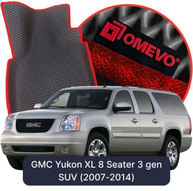 OMEVO EVA car mats for GMC Yukon XL 8 Seater 3 gen SUV (2007-2014)