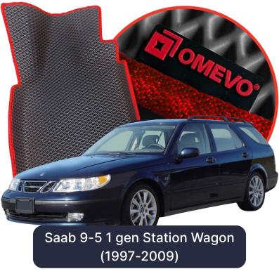 OMEVO EVA car mats for Saab 9-5 1 gen Station Wagon (1997-2009)