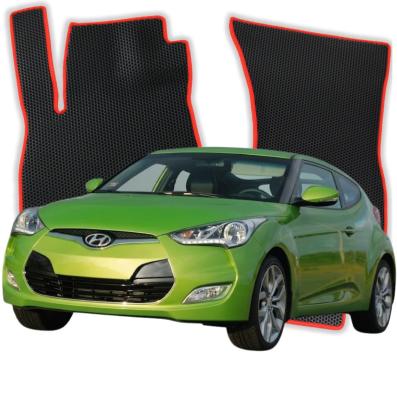 OMEVO EVA car mats for Hyundai Veloster Style FS 1 gen Hatchback 4 doors (2011-2017)