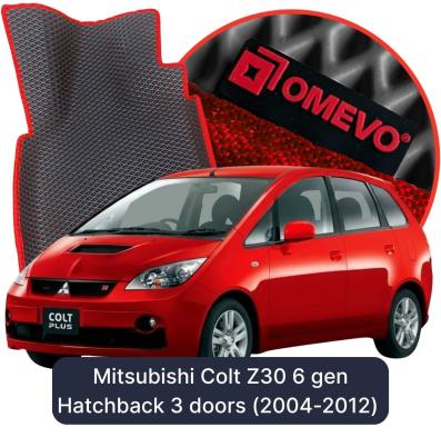 OMEVO EVA car mats for Mitsubishi Colt Z30 6 gen Hatchback 3 doors (2004-2012)
