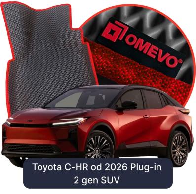 OMEVO EVA car mats for Toyota C-HR od 2026 Plug-in 2 gen SUV (2023-2026)