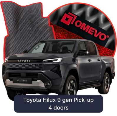 OMEVO EVA car mats for Toyota Hilux 9 gen Pick-up 4 doors (2025-2026)