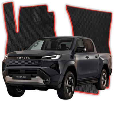 OMEVO EVA car mats for Toyota Hilux 9 gen Pick-up 4 doors (2025-2026)