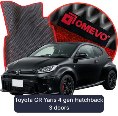 OMEVO EVA car mats for Toyota GR Yaris 4 gen Hatchback 3 doors (2020-2026)