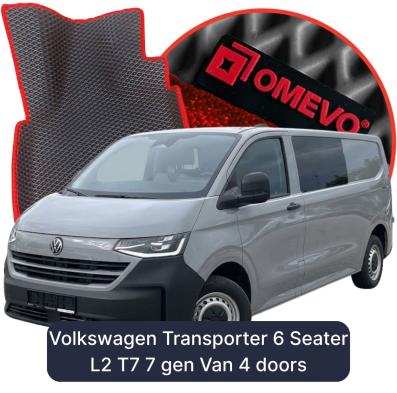 OMEVO EVA car mats for Volkswagen Transporter 6 Seater L2 T7 7 gen Van 4 doors (2024-2026)