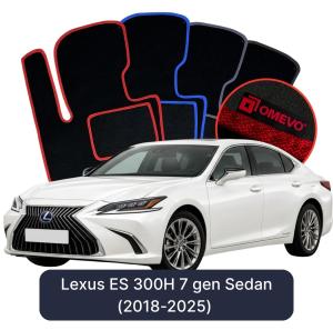OMEVO Velour Car Mats for Lexus ES 300H 7 gen Sedan (2018-2025)