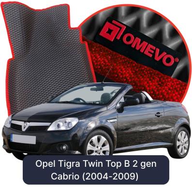 OMEVO EVA car mats for Opel Tigra Twin Top B 2 gen Cabrio (2004-2009)