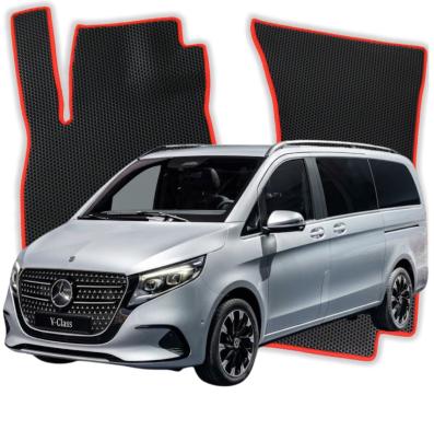 OMEVO EVA car mats for Mercedes-Benz V klasa Long 7 Seater 300D 4 gen Van 5 doors (2023-2026)