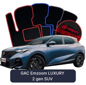OMEVO Velour Car Mats for GAC Emzoom LUXURY 2 gen SUV (2023-2027)