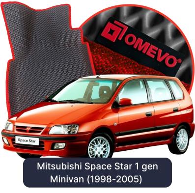 OMEVO EVA car mats for Mitsubishi Space Star 1 gen Minivan (1998-2005)