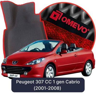 OMEVO EVA car mats for Peugeot 307 CC 1 gen Cabrio (2001-2008)