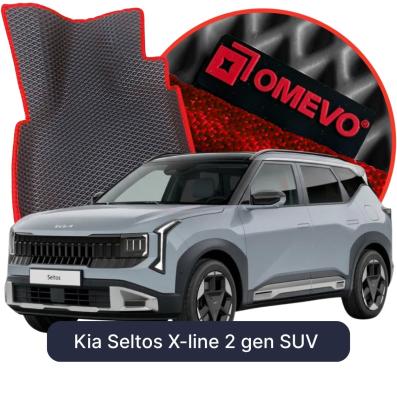 OMEVO EVA car mats for Kia Seltos X-line 2 gen SUV (2025-2026)