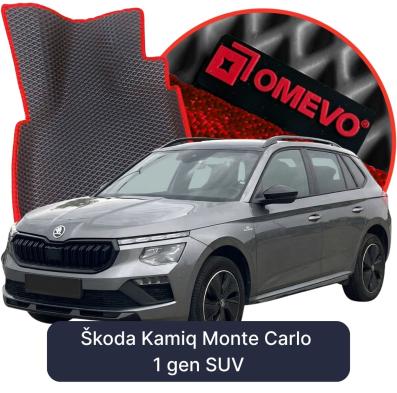 OMEVO EVA car mats for Škoda Kamiq Monte Carlo 1 gen SUV (2019-2026)