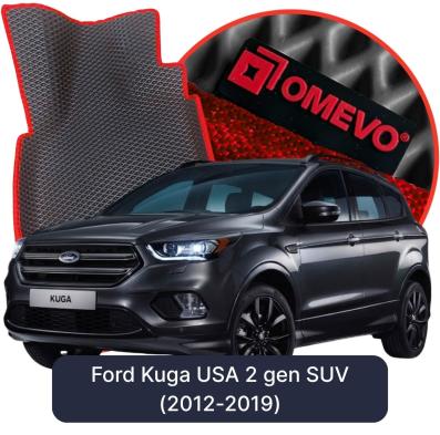 OMEVO EVA car mats for Ford Kuga USA 2 gen SUV (2012-2019)