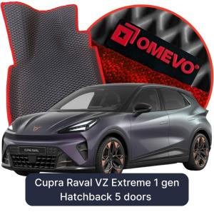 OMEVO 5D Pro EVA Mats for Cupra Raval VZ Extreme 1 gen Hatchback 5 doors (2026-2027)