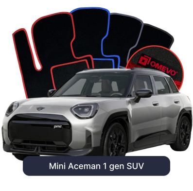 Velour car mats OMEVO for Mini Aceman 1 gen SUV (2024-2027)