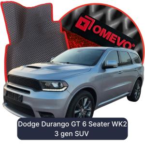 OMEVO 5D Pro EVA Mats for Dodge Durango GT 6 Seater WK2 3 gen SUV (2010-2026)