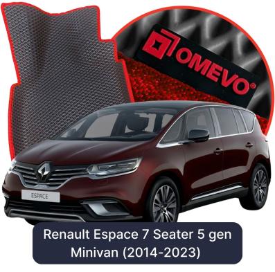 OMEVO EVA car mats for Renault Espace 7 Seater 5 gen Minivan (2014-2023)