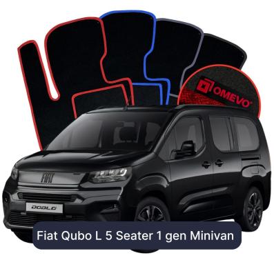 OMEVO EVA car mats for Fiat Qubo L 5 Seater 1 gen Minivan (2026-2026)