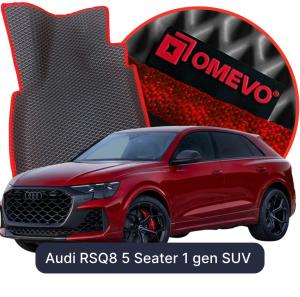 OMEVO 5D Pro EVA Mats for Audi RSQ8 5 Seater 1 gen SUV (2018-2026)