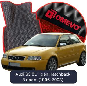 OMEVO 5D Pro EVA Mats for Audi S3 8L 1 gen Hatchback 3 doors (1996-2003)